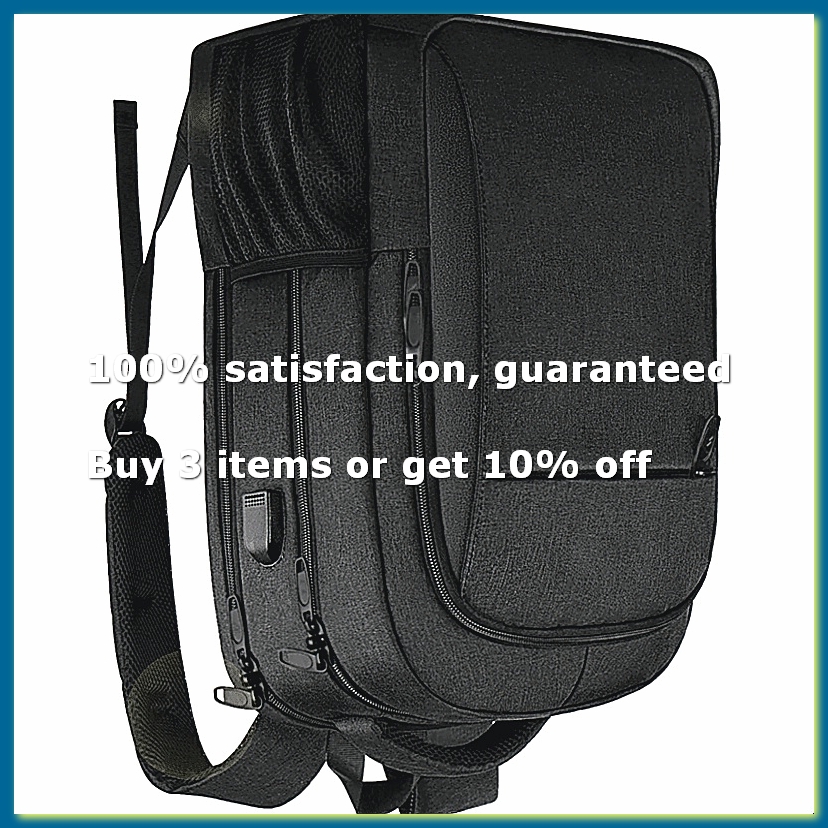 Laptop Bag Waterproof - Büyük Seyahat Dizüstü Bilgisayar Sırt Çantası,