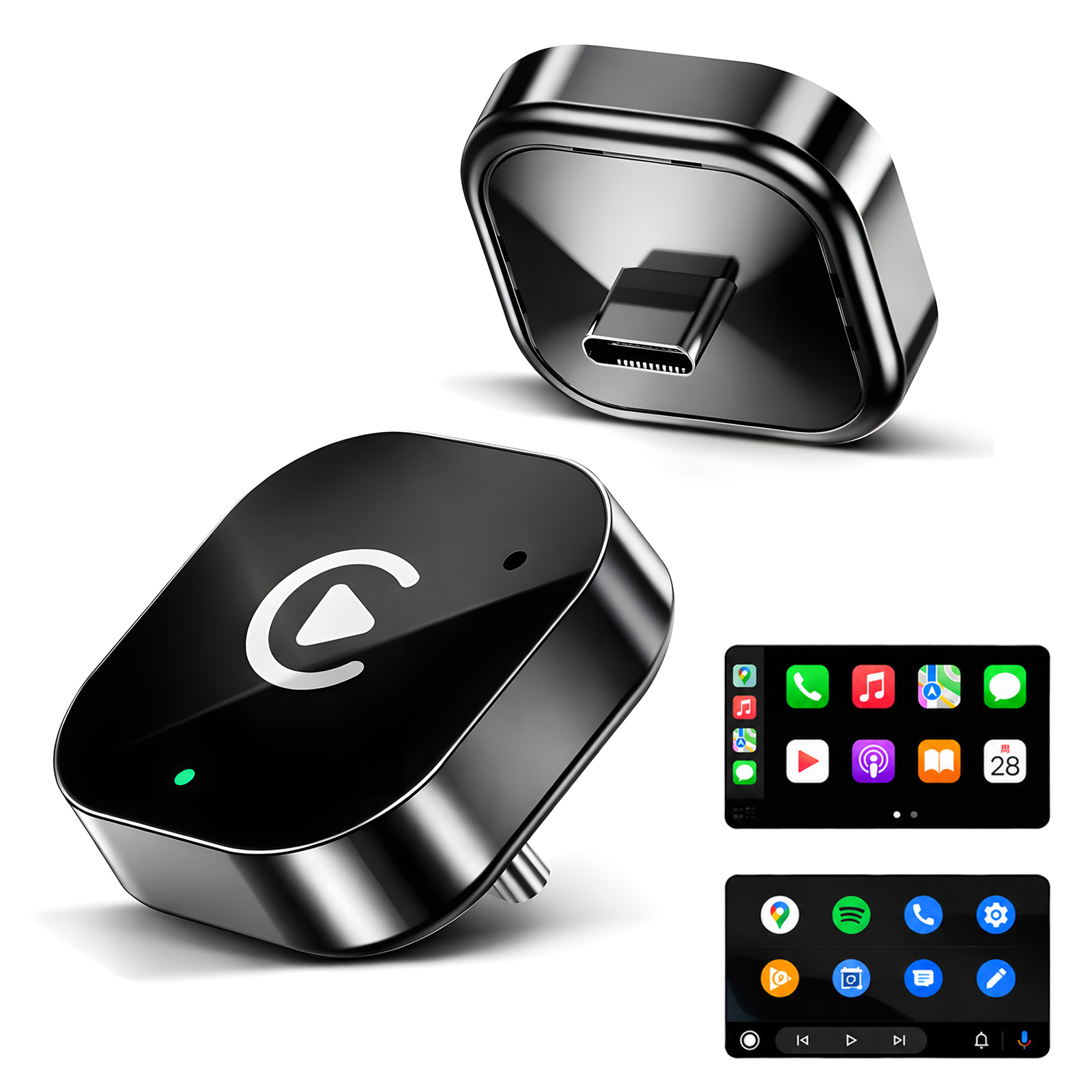 Usb C Power Adapter - USB C Kablosuz CarPlay ve Android