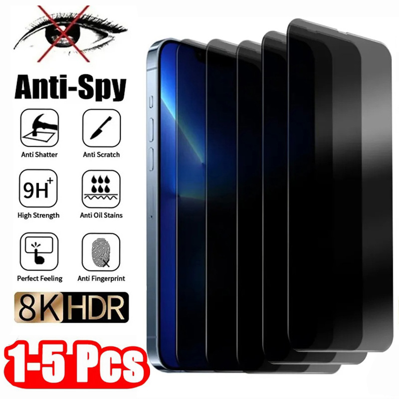 Privacy Screen Filter - iPhone 17/16/15/14Pro Max/13/11/X/XS Max/XR için 1-5