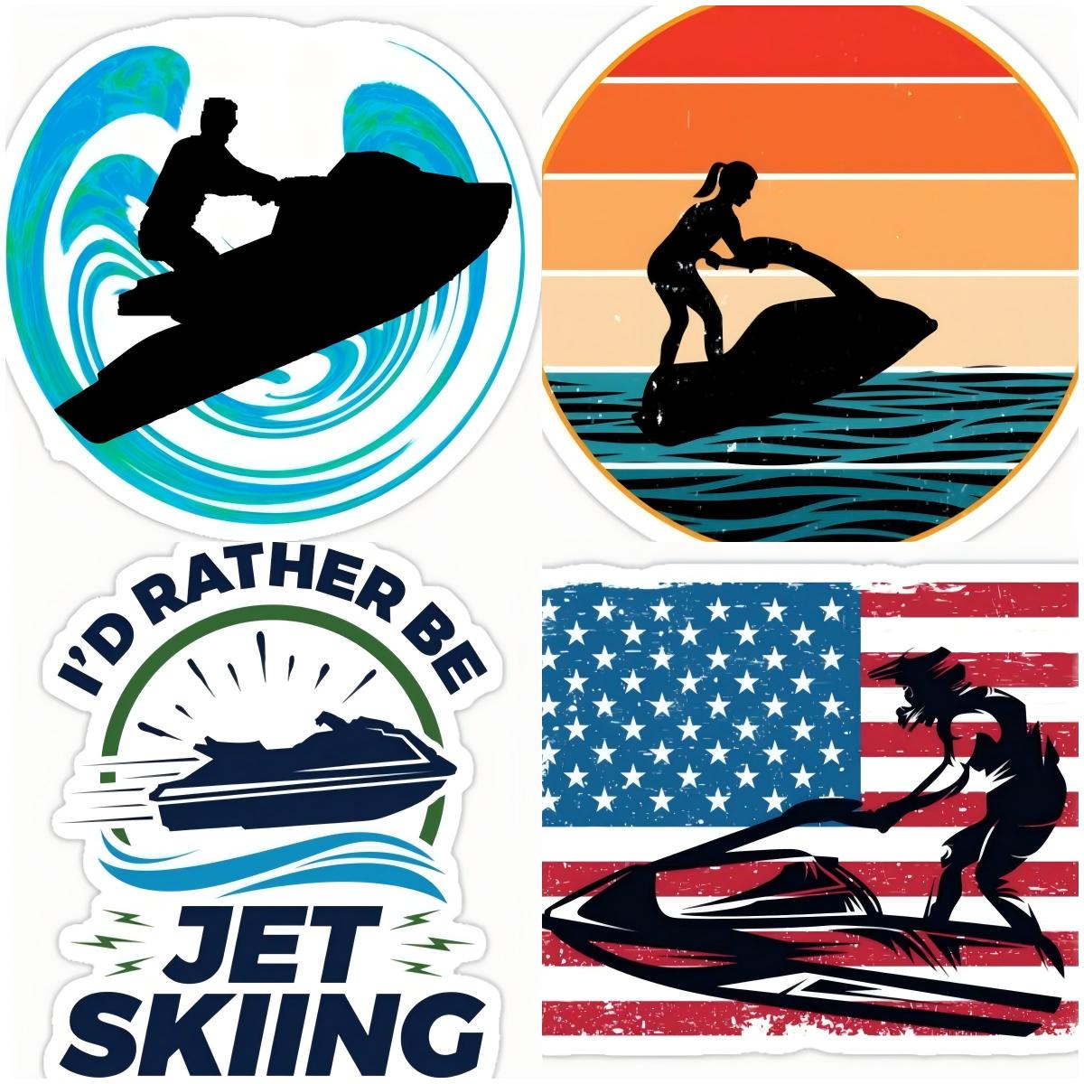 Laptop Accessories Logo - Kişilik Logo Jet Ski Çıkartmalar Su