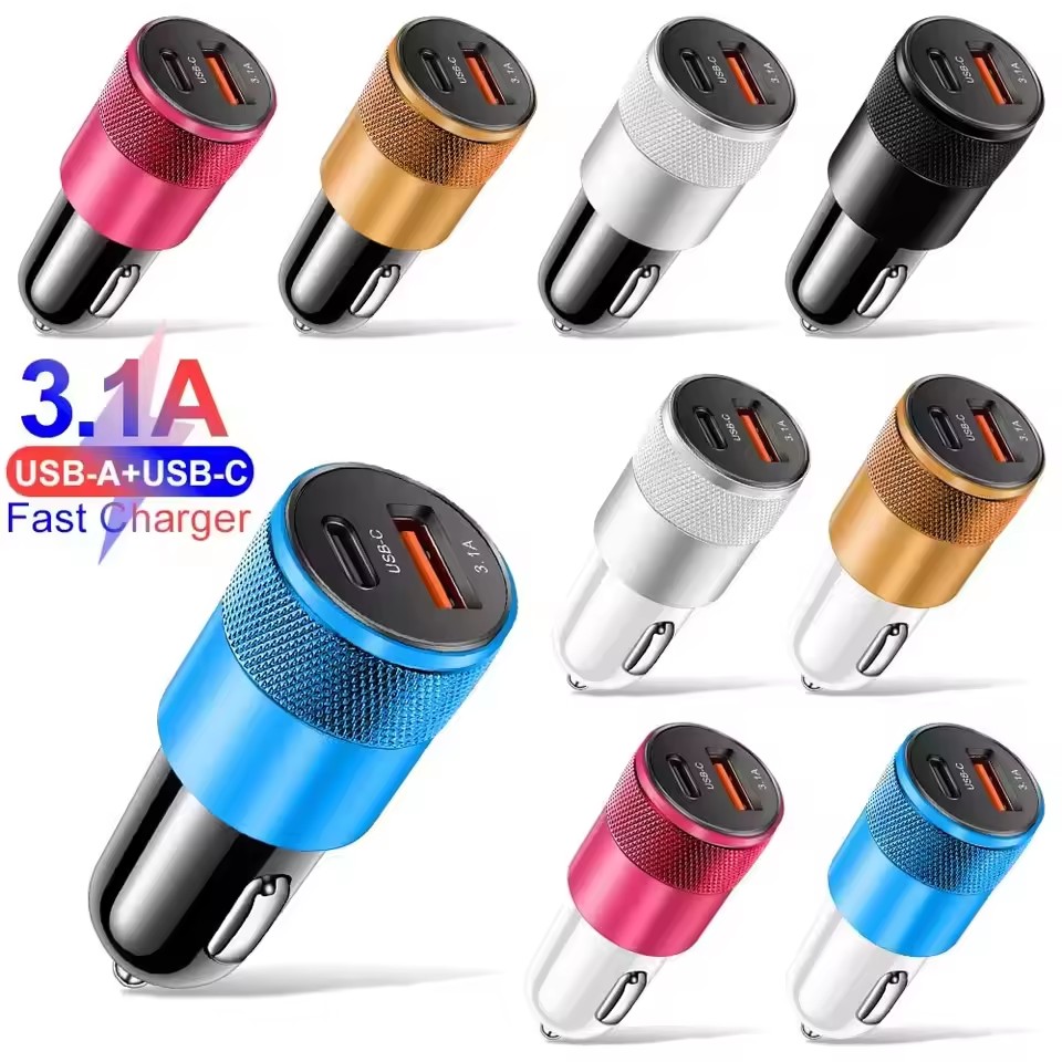 Usb C Power Adapter - 3.1A USB Araç Şarj Cihazı Tip