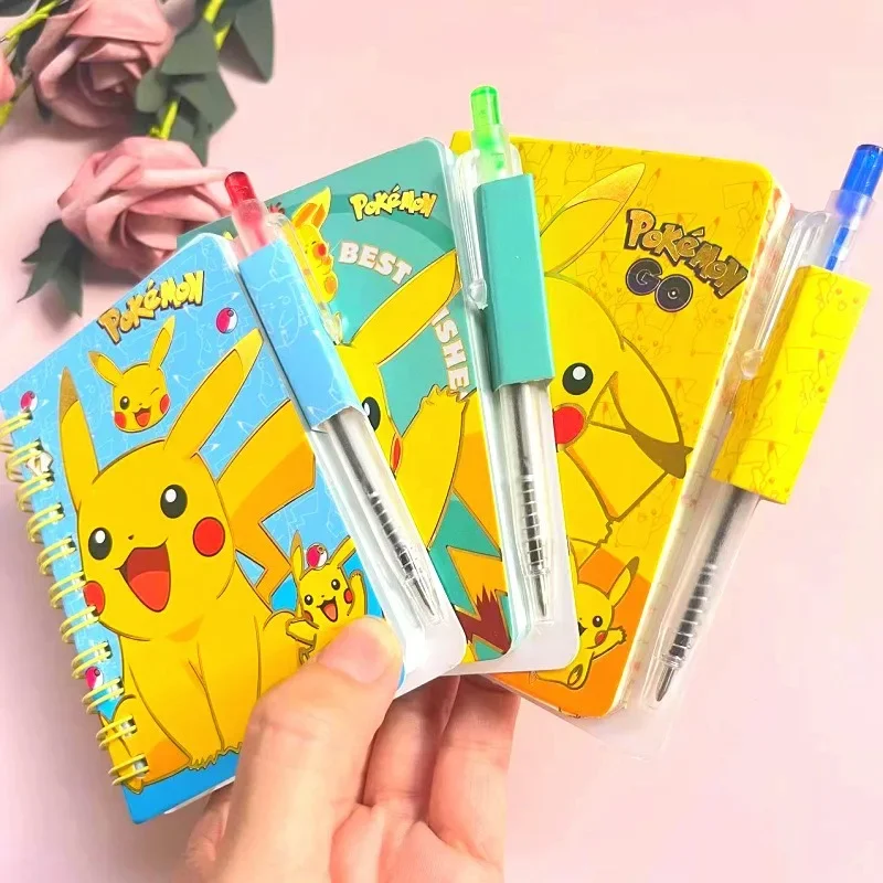 Laptop Accessories Girls - Pokemon Pikachu Defter Kalem Setiyle Birlikte,
