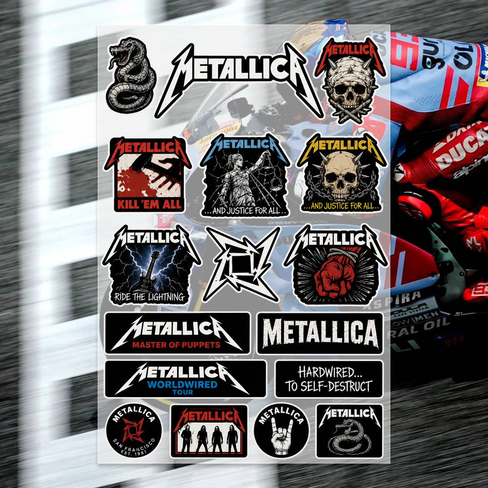 Laptop Accessories Ideas - M-Metallica Çıkartmalar Moto Etiket Oto Gövde