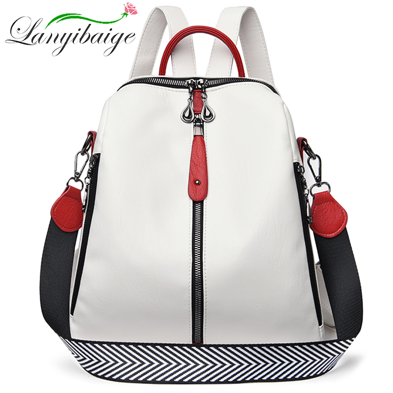 Laptop Accessories Girls - Moda sırt çantası kadın yumuşak deri