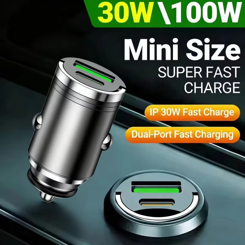 Usb C Power Adapter - 100W PD USB Araç Şarj Cihazı