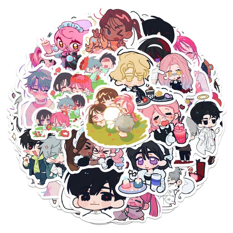 Laptop Accessories Gifts - 80 adet/takım karikatür Anime uzaylı sahne