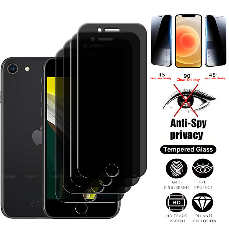 Privacy Screen Filter - 1-4 adet iPhone SE 2022 Cam