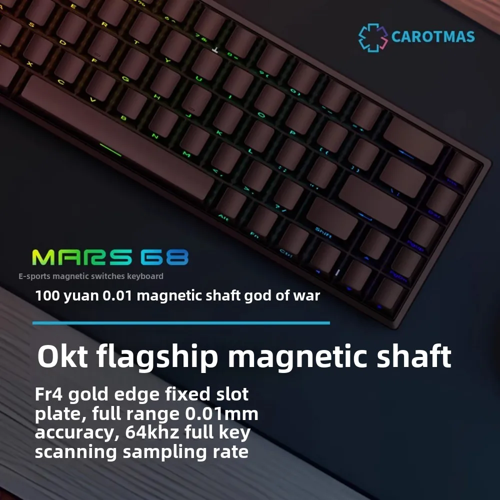 Laptop Accessories Rgb - Mars 68 PRO manyetik eksen mekanik