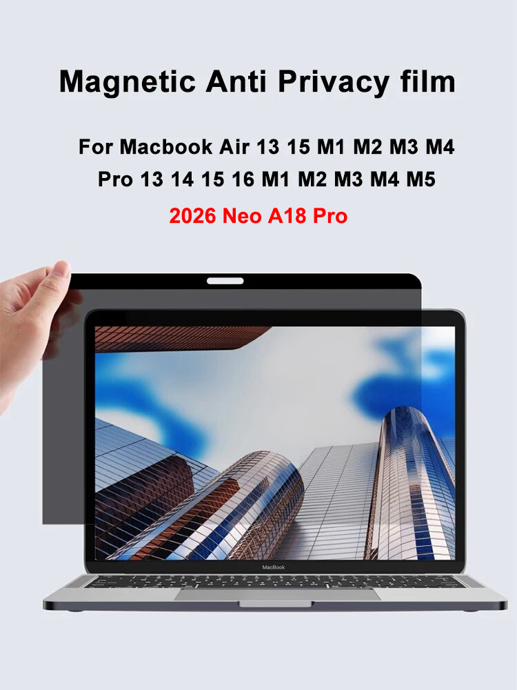 Privacy Screen Filter - Macbook Neo 2026 Air 13 15