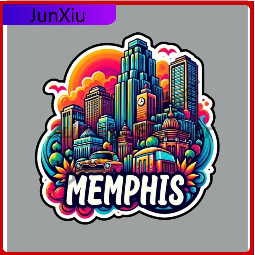 Laptop Accessories Logo - Memphis Tennessee Çıkartma Aksesuarları Tampon Motokros