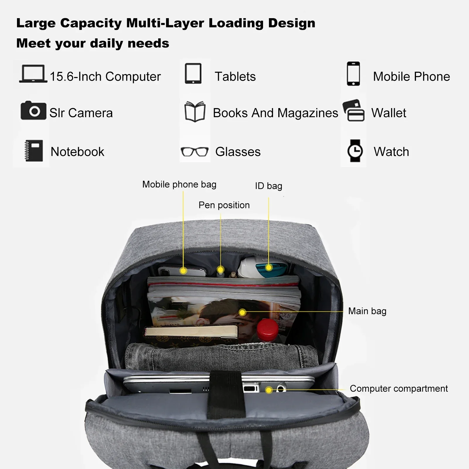 USB Bağlantı Noktalı 17 İnç La - Laptop Bag Waterproof incelemesi ve fiyatı
