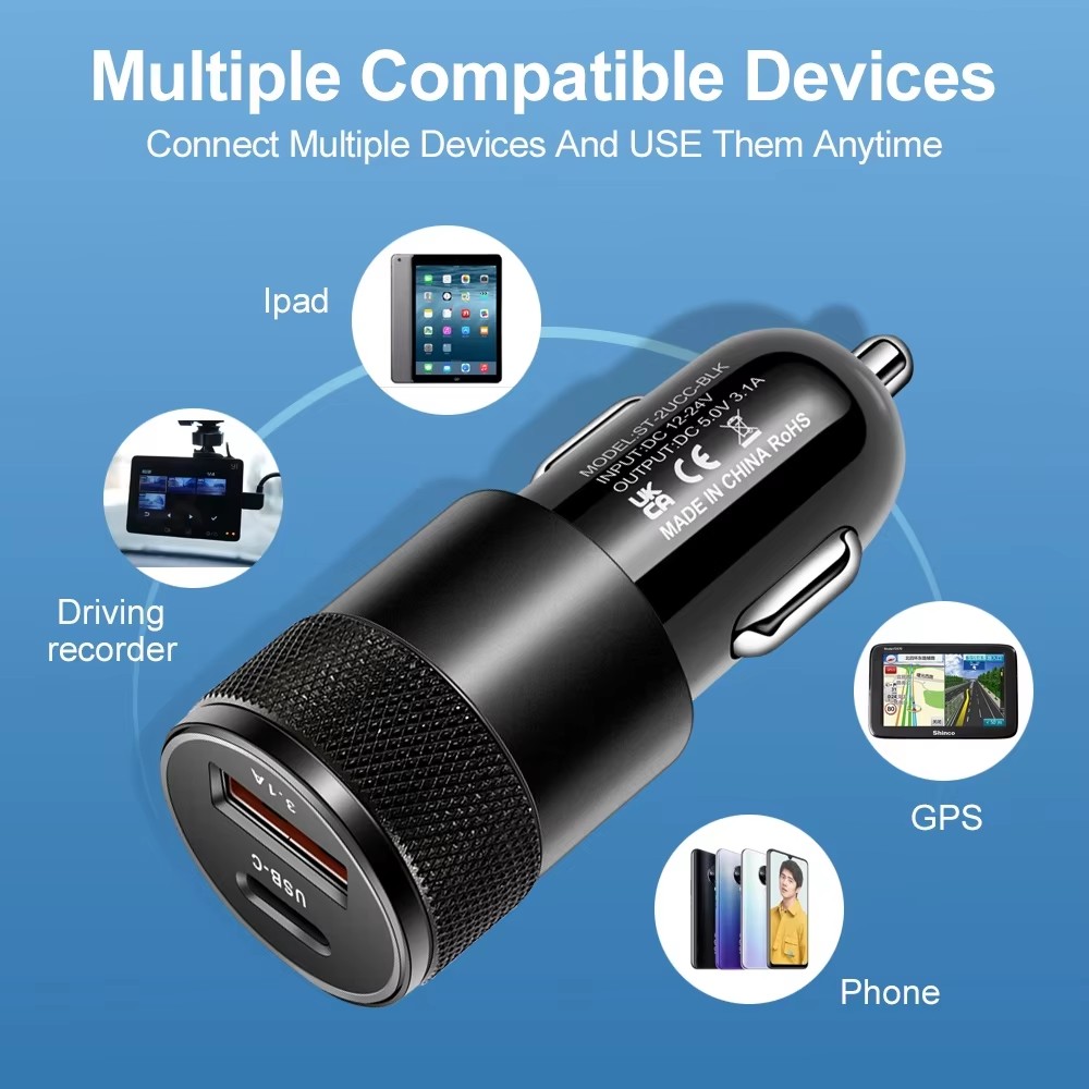 3.1A USB Araç Şarj Cihazı Tip  - Usb C Power Adapter incelemesi ve fiyatı