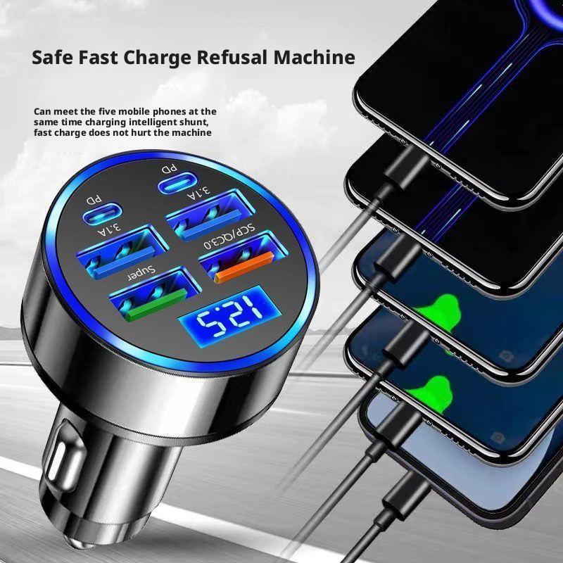 300W PD Araç Şarj Cihazı 6 Por - Usb C Power Adapter incelemesi ve fiyatı