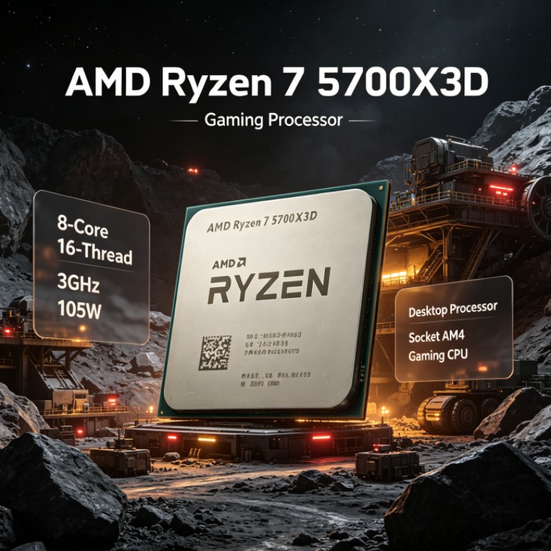 Ryzen 7 5700X3D AMD Soket AM4  - Amd Cpu Ryzen 7 incelemesi ve fiyatı