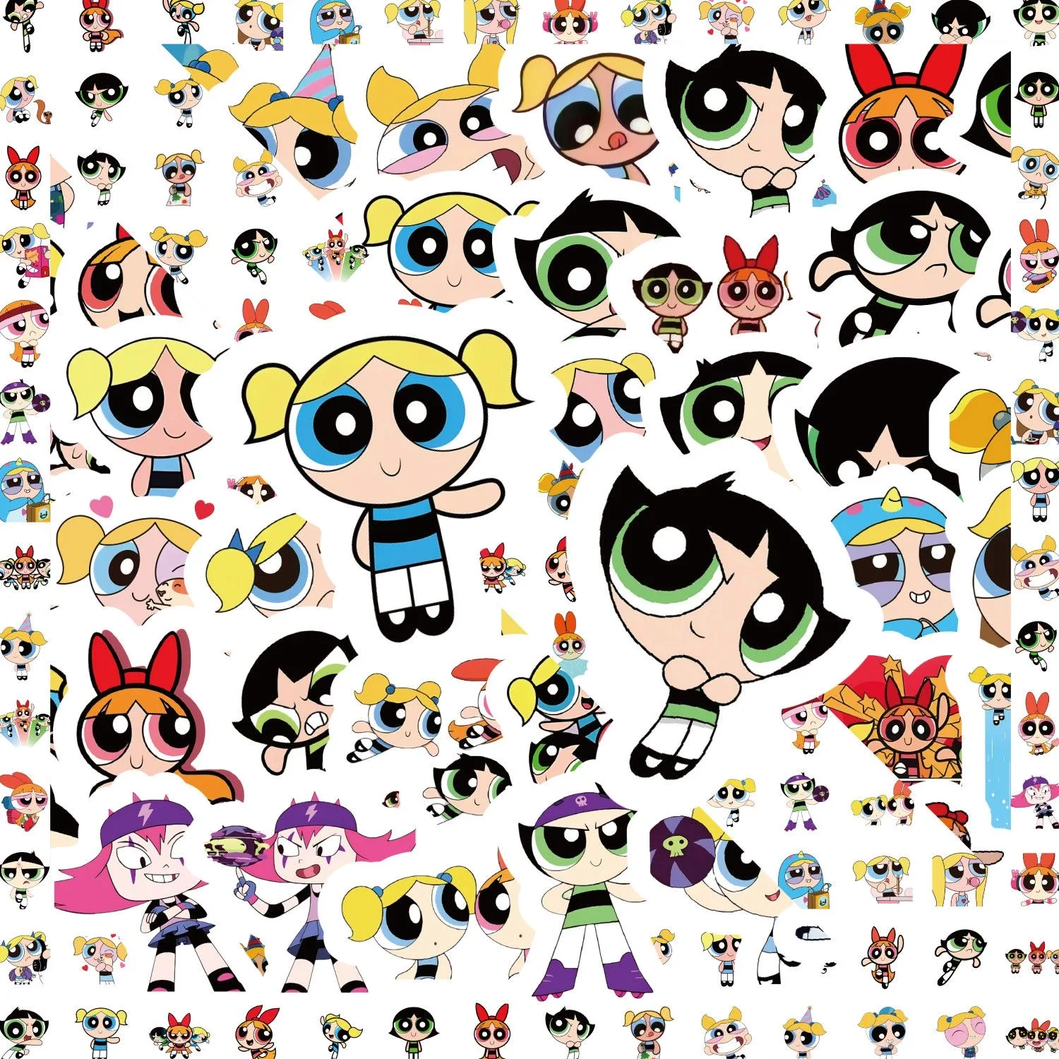 100 adet Powerpuff Girls çıkar - Laptop Bag Waterproof incelemesi ve fiyatı