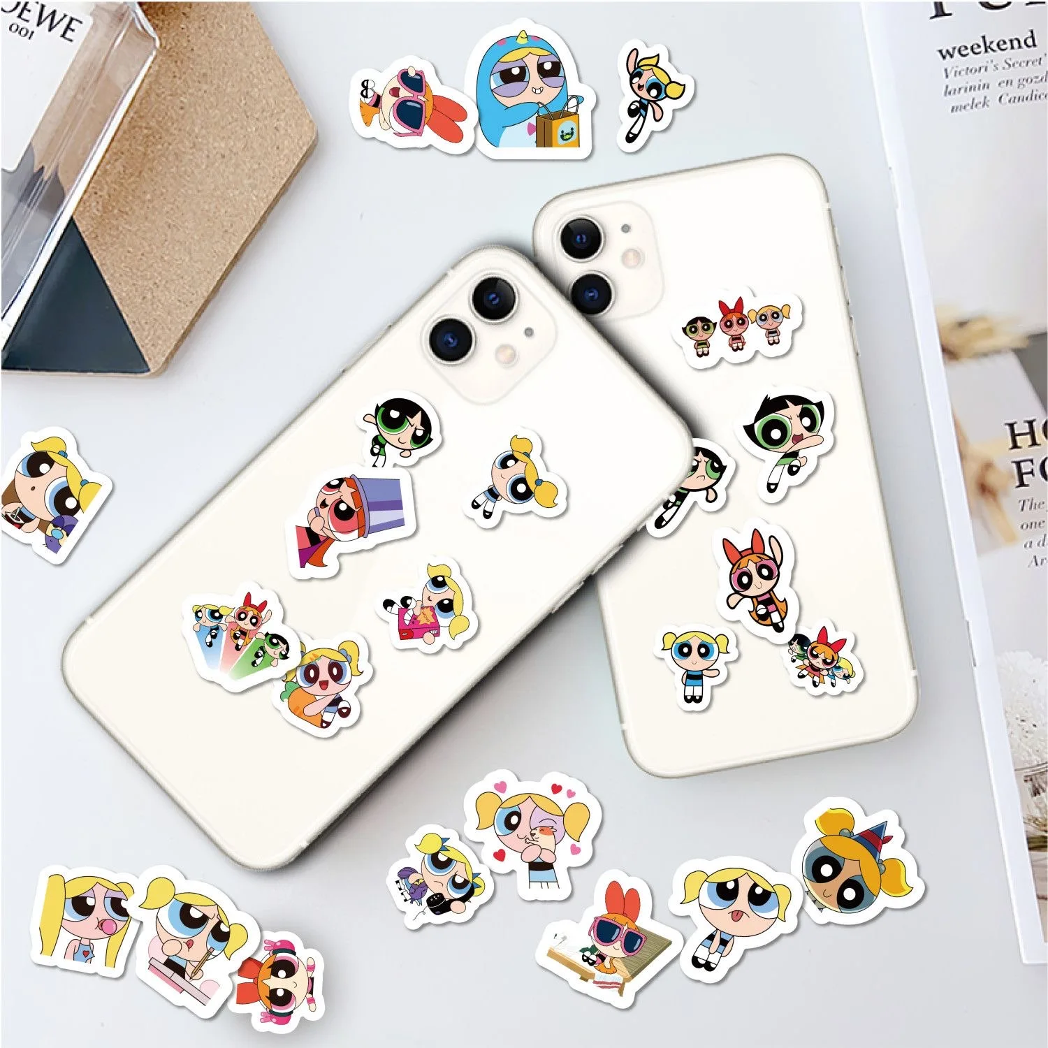 100 adet Powerpuff Girls çıkar - Laptop Bag Waterproof incelemesi ve fiyatı