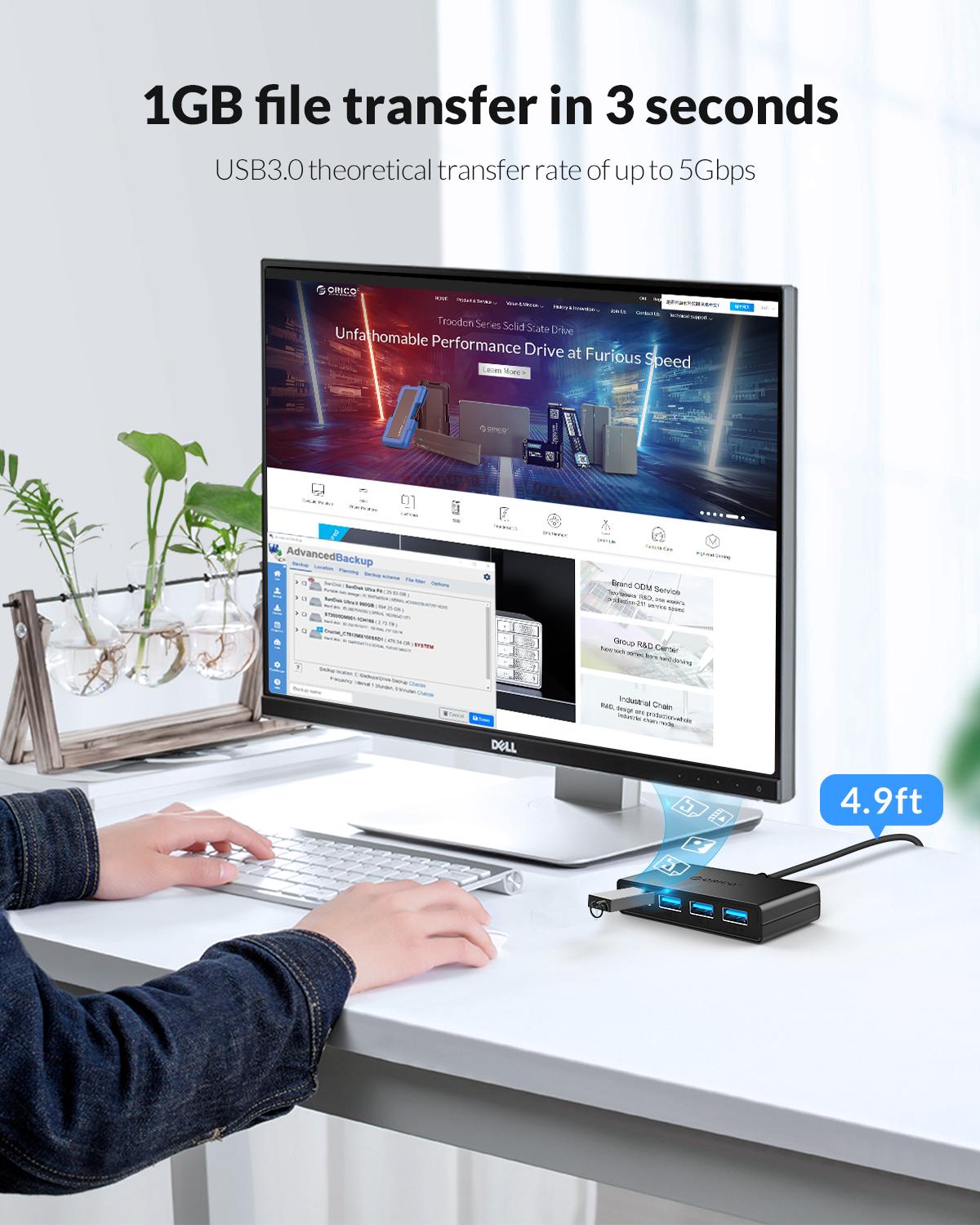 ORICO Hub USB 4 Bağlantı Nokta - Laptop Accessories Ideas incelemesi ve fiyatı