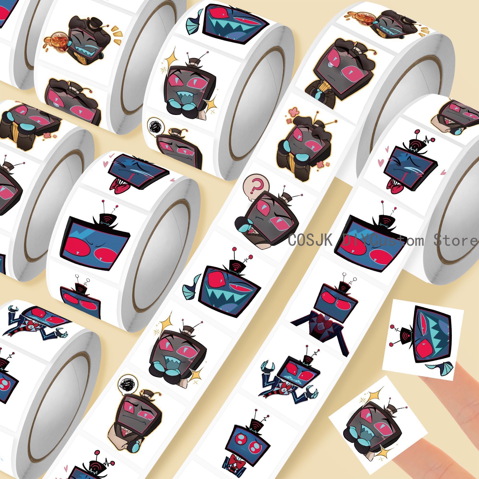 500 Adet/Rulo Anime Vox S Vers - Laptop Accessories For Students incelemesi ve fiyatı