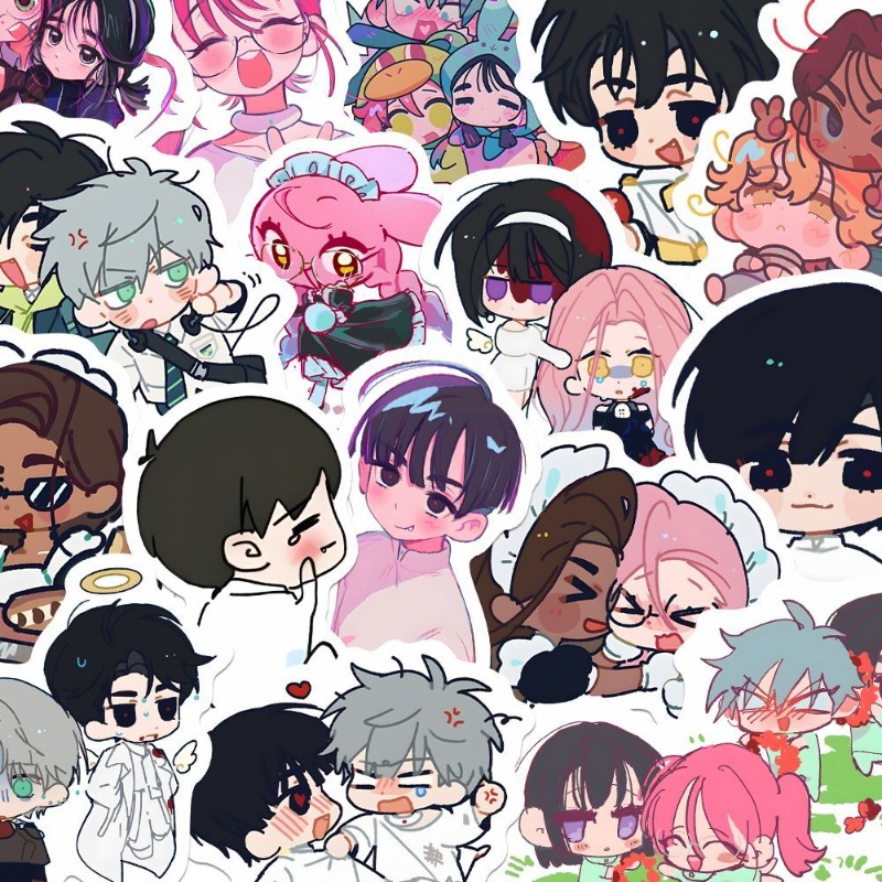 80 adet/takım karikatür Anime  - Laptop Accessories Gifts incelemesi ve fiyatı