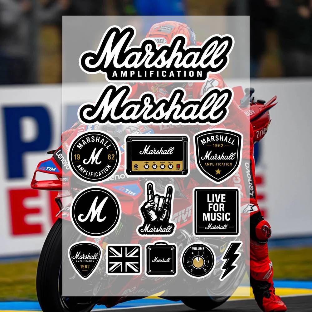 M-arshall Çıkartmaları Moto Çı - Laptop Accessories Ideas incelemesi ve fiyatı