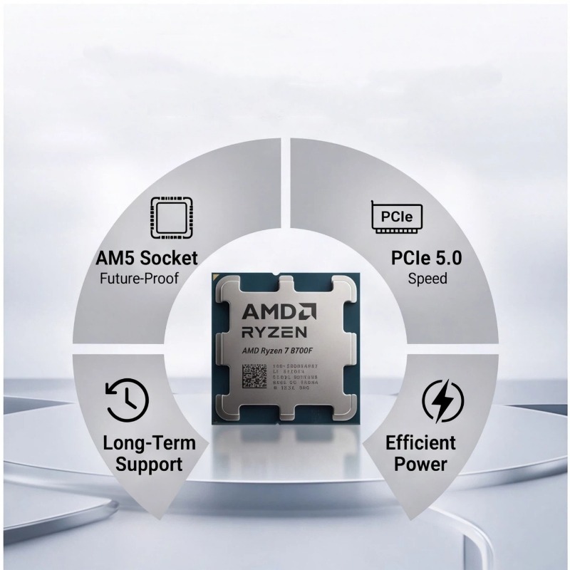 Ryzen 7 8700F İşlemci 4NM Üret - Amd Cpu Ryzen 7 incelemesi ve fiyatı